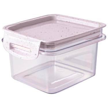 Imagem de Potes herméticos em acrílico para mantimentos empilháveis - PLASUTIL, 