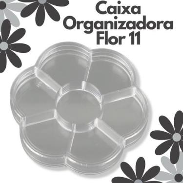 Imagem de Caixa Organizadora Flor - Para Miçangas E Pérolas - 11 Nybc