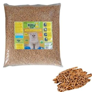 Imagem de Granulado Higiênico de Madeira Kitty Cat - 1UN Peso:2 Kg