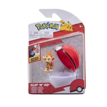 Imagem de Boneco Pokémon Chimchar + Poké Ball - Sunny Brinquedos