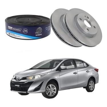 Imagem de Disco Freio Dianteiro Ventilado Yaris Sedan 1.5 2018 A 2020 - MDS