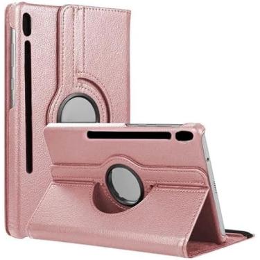 Imagem de Capa Protetora Giratória 360 para Tablet Samsung Galaxy Tab S9 Ultra 14.6 polegadas (Rose Gold)