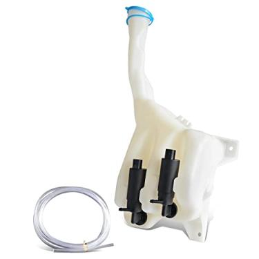 Imagem de DNA Motoring OEM-WT-HO1288148 Reservatório de fluido de lavadora de para-brisa estilo fábrica com tampa de bomba compatível com Civic Hatchback 2002-2005