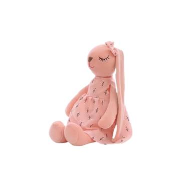 Imagem de Ursinho Coelhinha E Coelho De Pelúcia Meu Primeiro Brinquedo(Cor Rosa)