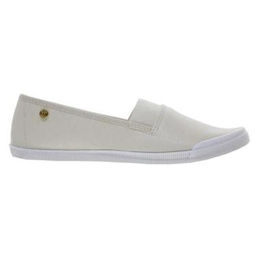 Imagem de Sapatilha Alpargata Feminina Moleca 5109.791 Off White, 37, Offwhite