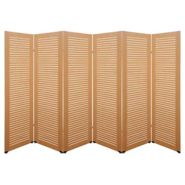 Imagem de Biombo Marrocos 6 Folhas c/ 12 Pezinhos - ComercialMasul