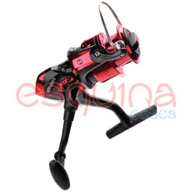 Imagem de Molinete Zzap 4000 - 3 rolamentos - Polo Imports, Vermelho