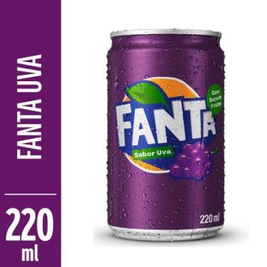 Imagem de Refrigerante Fanta Uva 220ml Lata