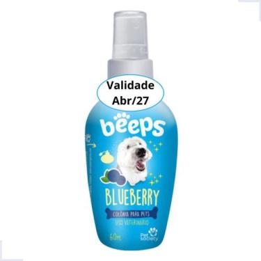 Imagem de Colônia Perfume Beeps Blueberry 60ml Pet Society Cães Gatos