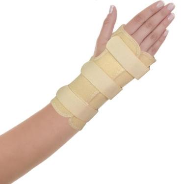 Imagem de Ortese Para Punho Em Tecido Com Tala Bege - Artipé, Esquerdo G