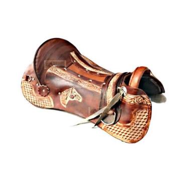 Imagem de SELA Marreca Arreio Laço Comprido CAVALO crioulo - SELARIA SERRANO