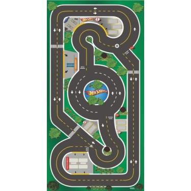 Imagem de Tapete pista para brincar de carrinho HOTWELLS 100x70cm - PGG IMPRESSÃ