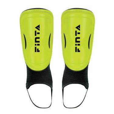 Imagem de Caneleira Finta Racer Júnior Com Tornozeleira, Amarelo