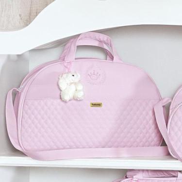 Imagem de Bolsa Maternidade Puppi Coroa Rosa G - Talismã