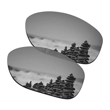 Imagem de SmartVLT Lentes de substituição polarizadas revestidas de titânio prata AR para óculos de sol Oakley Pit Bull OO9127 | Pit Bull Asian Fit(AF) OO9161