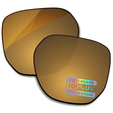 Imagem de Bowyer Lentes de reposição polarizadas para óculos de sol Oakley Latch Beta OO9436 - Bronze Mirorr