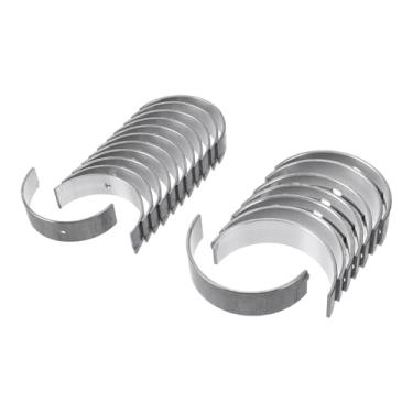 Imagem de ACROPIX Kit de rolamento principal e biela Nº 1107162022/1304162030 para Toyota Tundra 2000-2004 Rolamento da haste do virabrequim do motor metal prateado 20 peças