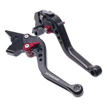 Imagem de Manete Spencer Reforçado Rc51 Rvt1000 Sp 1 Sp 2 2000 A 2006, Preto com