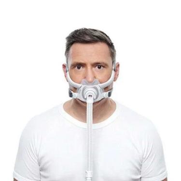 Imagem de Máscara Facial AirFit F40 Almofada Padrão e Fixador Grande - ResMed