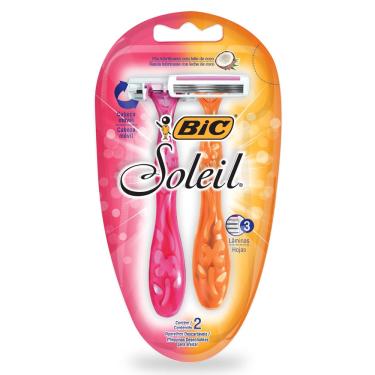 Imagem de Apar bic soleil azl/ver ou ros/lar C/2