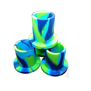 Imagem de Shawties Copos de shot ski com ventosa - Transforme qualquer esqui, snowboard ou wakeboard em um shot-ski - Pacote com 4 (Blu/Grn)