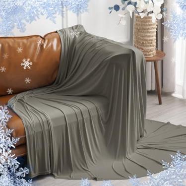 Imagem de PHF Cobertor de resfriamento duplo reversível, ultramacio Arc-Chill Q-Max>0,5 fina camada única de verão para pessoas com sono quente, respirável, leve, portátil, sedoso, para casa, escritório, viagem