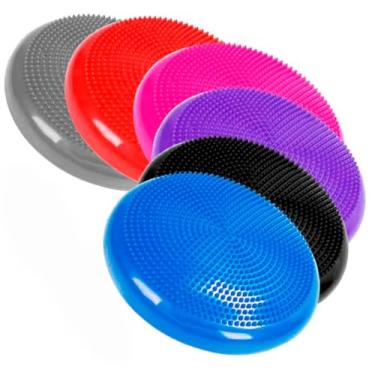 Imagem de Almofada De Equilíbrio Fitness Disco Inflável sem bomba (AZUL)