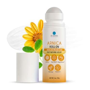Imagem de Dr. Robaina Arnica Roll-On Roll-On 85 g – USP-Grade Arnica Montana & Vitamina K – Rolo de secagem rápida, sem bagunça que reduz visivelmente a descoloração de contusões e suporta pele fina e macia