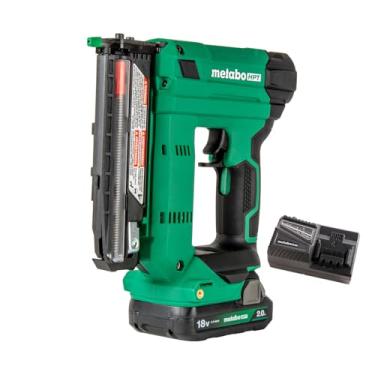 Imagem de Metabo HPT Kit de pregos compacto sem fio multivolt de 18 V, prego de calibre 23 com ferramenta elétrica, bateria de íon de lítio de 2,0 Ah, aciona pregos sem cabeça de 5/20.3 cm a 1-3/20.3 cm