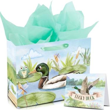 Imagem de GRULLIN Sacos de presente Mallard Duck versão horizontal