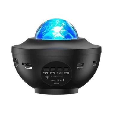 Imagem de Lâmpada De Projeção De Céu Estrelado Aurora Boreal Com Bluetooth, Músi