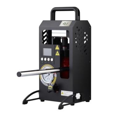 Imagem de MOFOGDR Máquina De Prensa Térmica 2 Toneladas Com Placas Aquecidas Duplas 3,55" X 3,15", Tela Lcd Digital Manual E Manômetro Preciso 110V/220V