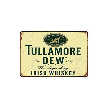 Imagem de Kexle Placas De Metal Vintage Personalizadas 12 X 16 - Decoração Uísque Irlandês, Arte Chique, Parede, Quintal, Bar, Hotel, Café, Pub, Restaurante