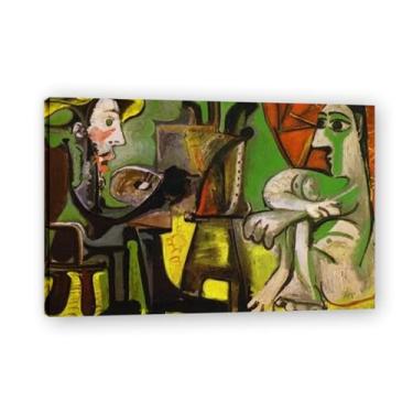 Imagem de Painter And His Model Diego Rivera Murals – Arte do Realismo Socialista Mexicano, Muralista do Século 408, Coleção Clássica do Museu de Nova York para Decoração de Casa 70 x 98 cm