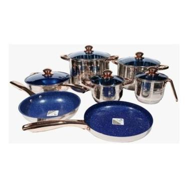 Imagem de Jogo De Panelas Alemã - 23 Pçs - Anti-Aderente Fogão Indução - Alfasho