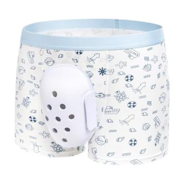 Imagem de TTETTZ Roupa íntima para circuncisão infantil, algodão, confortável, macia e pós-cirúrgica com capa protetora, Xl