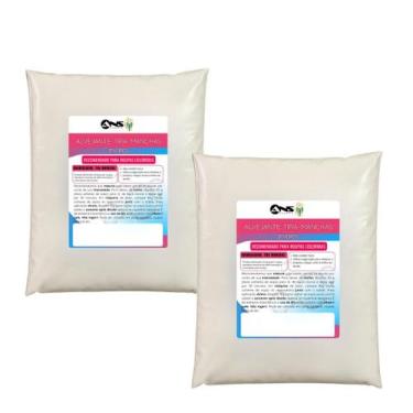 Imagem de Kit 2 Alvejantes 1kg Tira Manchas Sem Cloro Roupas e Azulejos - ANS Ag