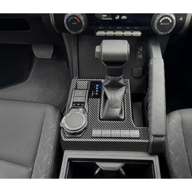 Imagem de GZBFTDH Acessórios de acabamento de consoles centrais de painel de câmbio para Toyota Tacoma 2024-2025 Botões de botas de câmbio moldura LHD manípulo de engrenagem (txw)