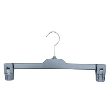 Imagem de Cabide Calça Adulto c/clips de metal fixo tem 35 cm Fosco kit Ioplast,