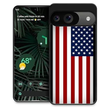 Imagem de CARLOCA Capa compatível com Google Pixel 9/9 Pro, padrão vermelho e azul bandeiras americanas para meninas ultra proteção à prova de choque silicone macio TPU antiderrapante traseira
