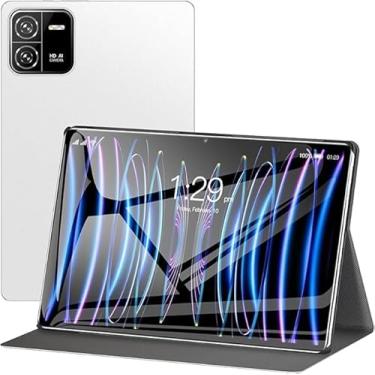 Imagem de Tablet Pad 6 tela de 10,1 polegadas, 12 GB RAM + 512 GB ROM, 8 MP + 16 MP, tela IPS 1280x800, GPS, 5G，WiFi,Octa-Core， tablet Android 13 (Prata)
