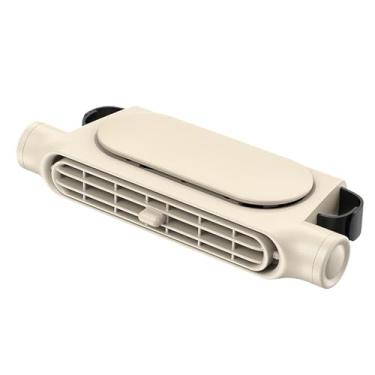 Imagem de Ventilador Para Encosto De Cabeça, Ventiladores Traseiros Para Encosto De Cabeça De Veículo, Cooler Recarregável 3000mAh Com 3 Velocidades Para Quente e Viagens Longas de Carro