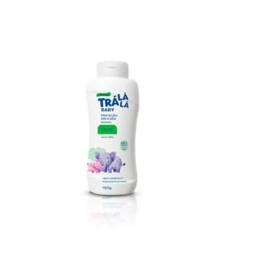 Imagem de Trá Lá Lá Talco Hidrata Personagem Baby Branco E Verde 160 G
