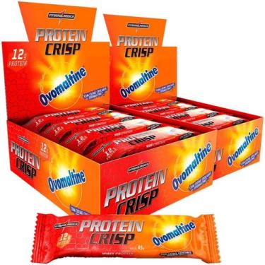 Imagem de 2X Barra Proteica Crisp Integralmedica Ovomaltine 12 Un 45G
