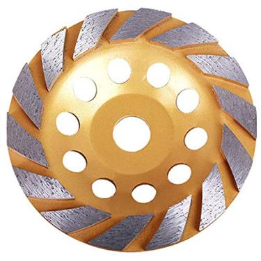 Imagem de Elome Disco de Roda de Copo de Retificação de Diamante 6" Grau Premium para Rebarbadora Angular 14 Segmentos para Serviço Pesado Turbo Row Concreto Granito Pedra Cerâmica com Rosca de 6/8" 20 Mm