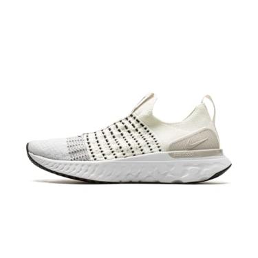 Imagem de Nike React Phantom Run Flyknit 2 para mulher, Sail Black White Light Bone, 41 EU