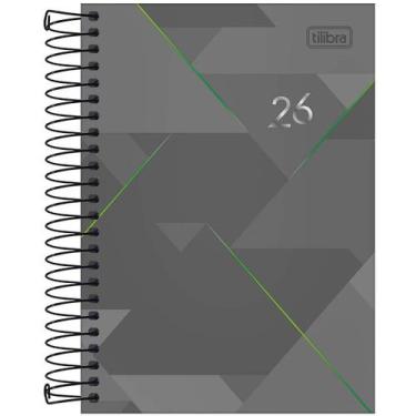 Imagem de Agenda 2026 Spot espiral M5 pequena capa dura Tilibra, Cinza
