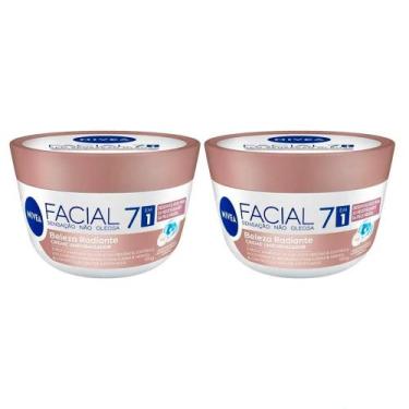 Imagem de NIVEA Kit com 2 Unidades  Hidratante Facial 7 em 1 Beleza Radiante 100