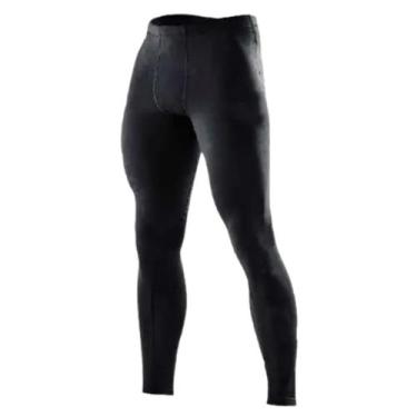 Imagem de Calça Térmica Masculina Flanelada Ceroula Inverno - HANGAR, Preto, Úni