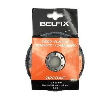 Imagem de Disco Esmirilhadeira Flap de Desbaste Acabamento Zicornio G 80 5 Unida